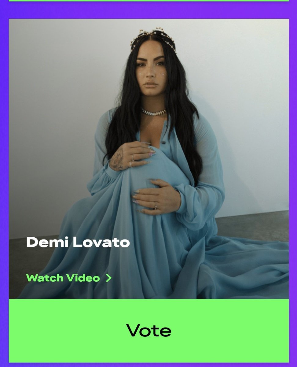 ItsJenGreen's tweet photo. #Lovatics Demi Lovato esta nominadx en la categoría de "#VideoForGood'" por Dancing With The Devil en los #MTV #EMAs2021
Aquí pueden votar:
https://t.co/EUeeXEMx81
.
#DWTDAOSO #DWTD #DEMILOVATO #DDLOVATO https://t.co/9q0auvTaEt