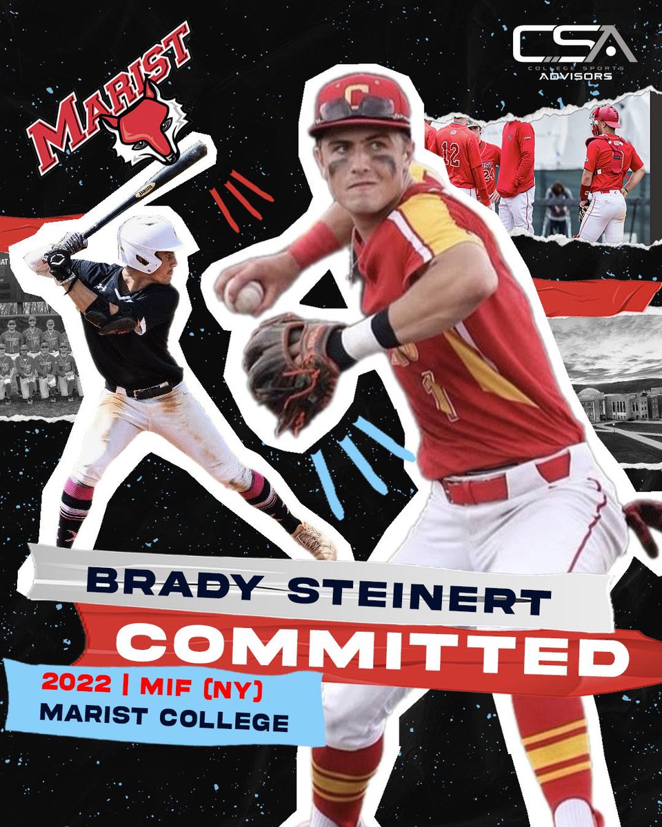 Congratulations to Brady Steinert on his commitment to <a href="/Marist_BSB/">Marist Baseball</a>! We are so proud of all you have accomplished and can’t wait to see all of the big things you do in this next chapter!👏