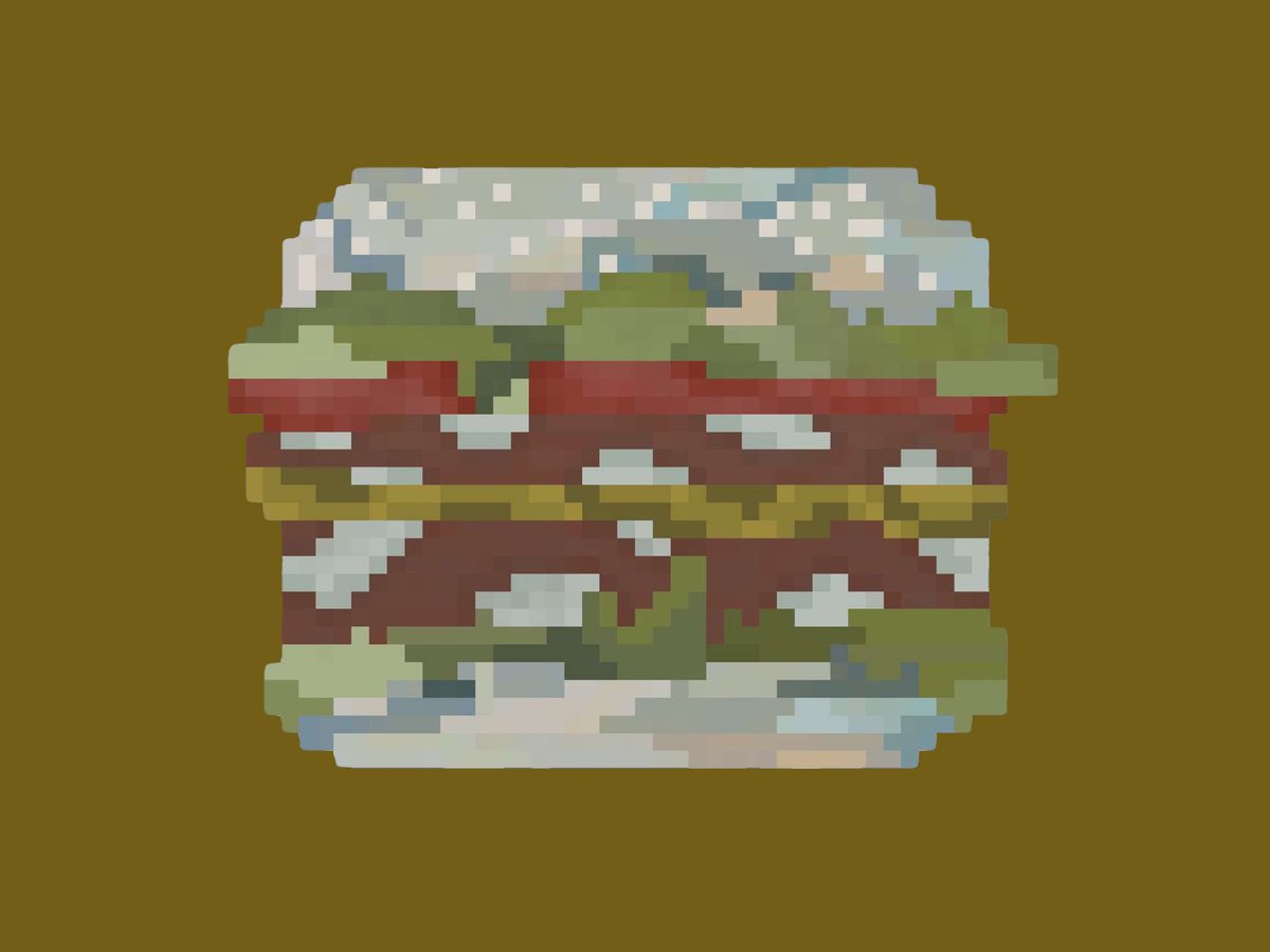 Pattypals12's tweet image. Patty pal #5 the moldy burger! This Poor Patty is grill-less. Maybe one day it can save up it’s pickles to get a grill! Go check moldy burger and the rest of the collection @Just_NFTs marketplace.justnfts.io/product/5-mold… #RVN #Ravenites #NFT