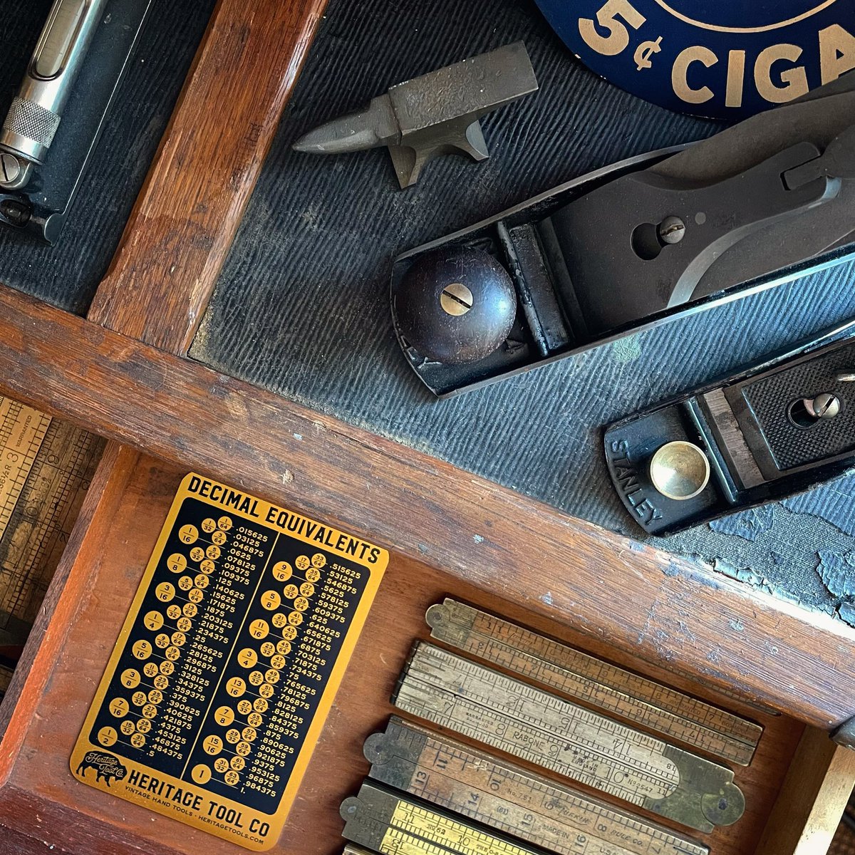 No tool chest is complete with a high quality pocket sized decimal conversion chart 🔥🛠