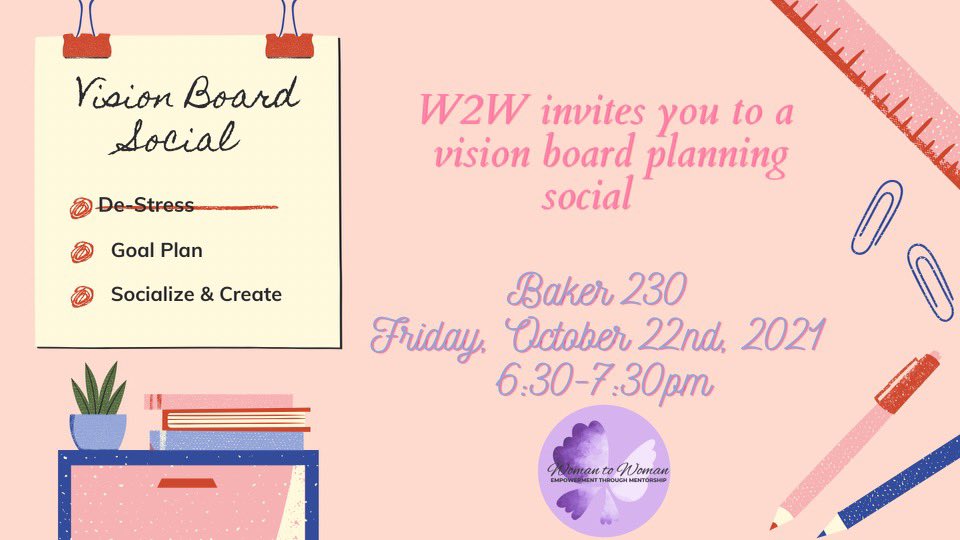 Come out this Friday and create your vision board!! We can’t wait to see yall there💗