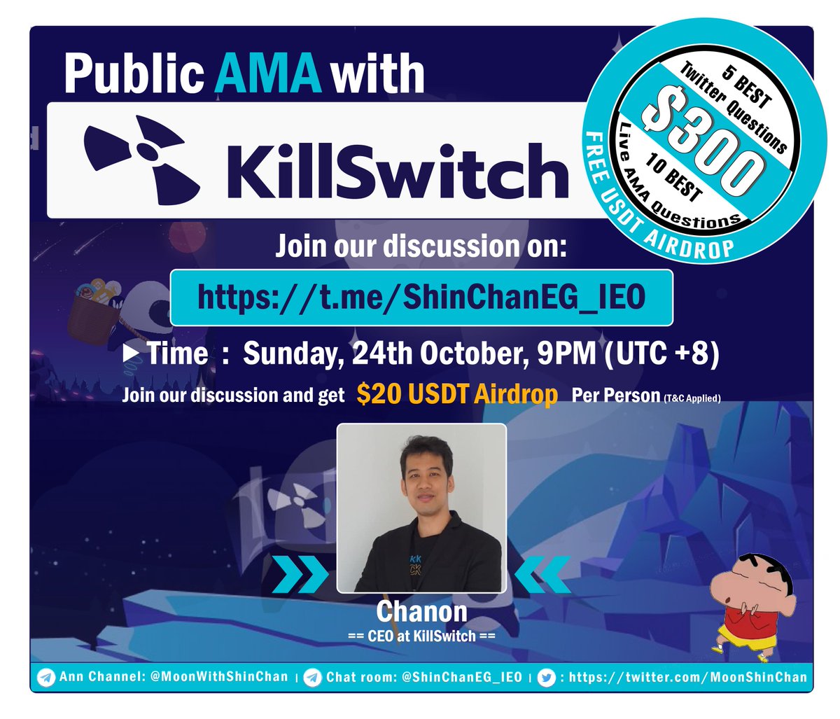 Moon With Shin Chan tweet media