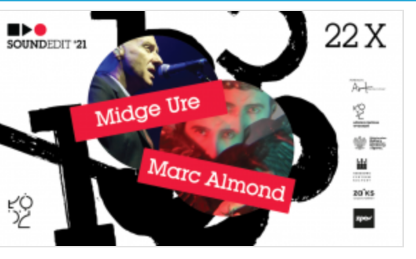 @midgeure1 & @MarcAlmond perform this friday 22nd Oct on festival Soundedit'21 in Łódź (Poland). Tickets to buy on bilety24.pl/koncert/sounde…