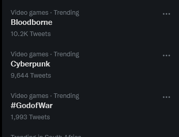 Is Bloodborne on PC on X: There's a very clear trend   / X