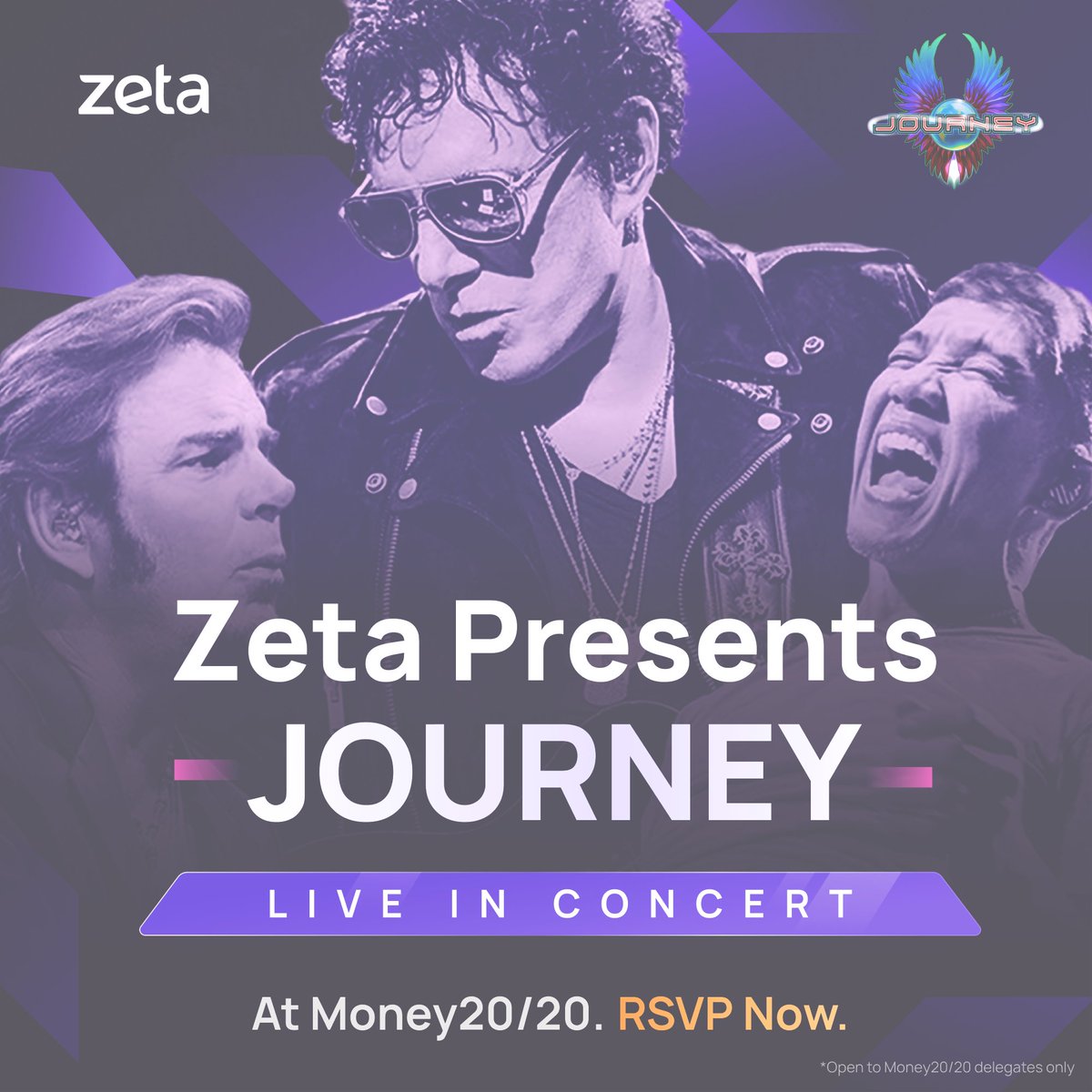Come Tuesday, I'll be @ZetaSuite's Chief Concert Producer!! Rock icons Journey will headline our huge party at @Money2020 to debut Zeta's platform for next-gen credit cards! If you're there, we'd love to meet you and have you meet our team. RSVP here: journey.zeta.tech