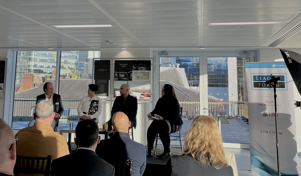 Great panel of speakers at #InsiderLeaders by <a href="/insidernwest/">Insider</a> Fascinating hearing about the pandemic impact across different sectors. Very impressed with #thelincolnmcr and its views of our city. #manchester