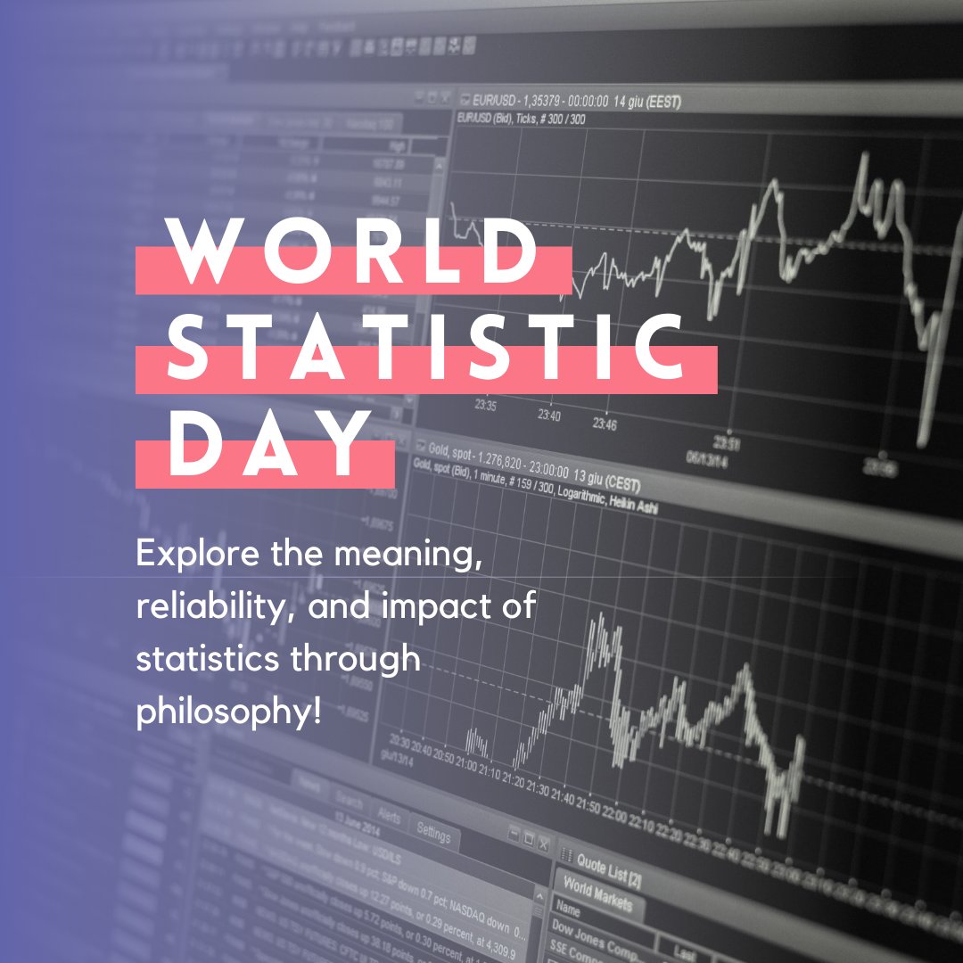 PhilOutreach's tweet photo. Happy #WorldStatisticDay! What role does data play in our lives? Explore questions like these through the philosophy of statistics. I'd recommend checking out Nelson Goodman's Fact, Fiction, and Forecast for more :)
#philosophy #stats #probability #philosphyofmath #p4c https://t.co/q59YIiWXLC