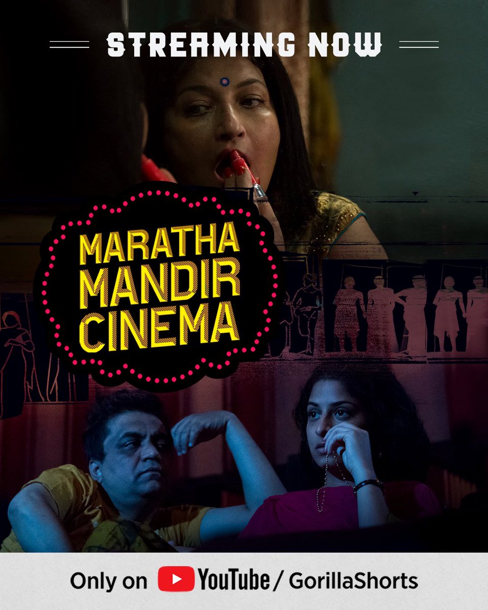 gorilla_shorts's tweet photo. On the 26th anniversary of the release of DDLJ comes this beautiful new short starring the evergreen #Sarika &amp; @swanandkirkire. #MarathaMandirCinema 👉🏻https://t.co/bPvRPueski 
Directed by Pankaj Dubey @carryonpd @missgypsyfeet @shrutihaasan @Iaksharahaasan @ambarism @riddhisharma https://t.co/ZEwvZEx5fl