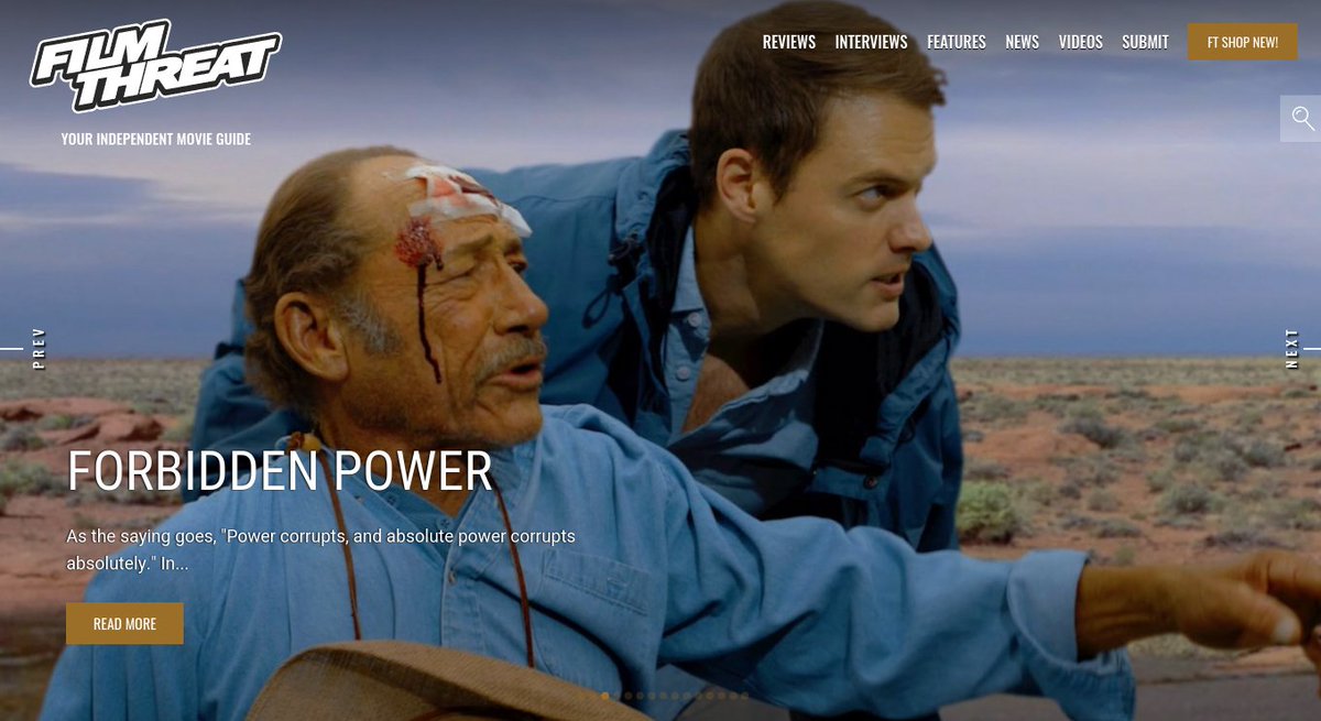 FilmThreat's tweet image. &quot;…explores the cost of becoming powerful, usually on the back of the powerless.&quot; Alan Ng tampers with nature and gains Forbidden Power.
filmthreat.com/reviews/forbid… #SupportIndieFilm #ForbiddenPower #Thriller