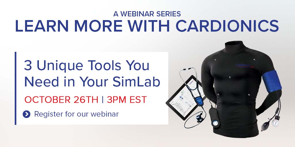 Cardionics_usa's tweet image. What's the most effective way to train auscultation? Cardionics has three excellent tools educators can use to simulate auscultation scenarios one-on-one! Attend our FREE webinar on October 26th, at 3:00PM EST.

hubs.la/H0ZLtM-0

#Cardionics #Auscultation #Simulation