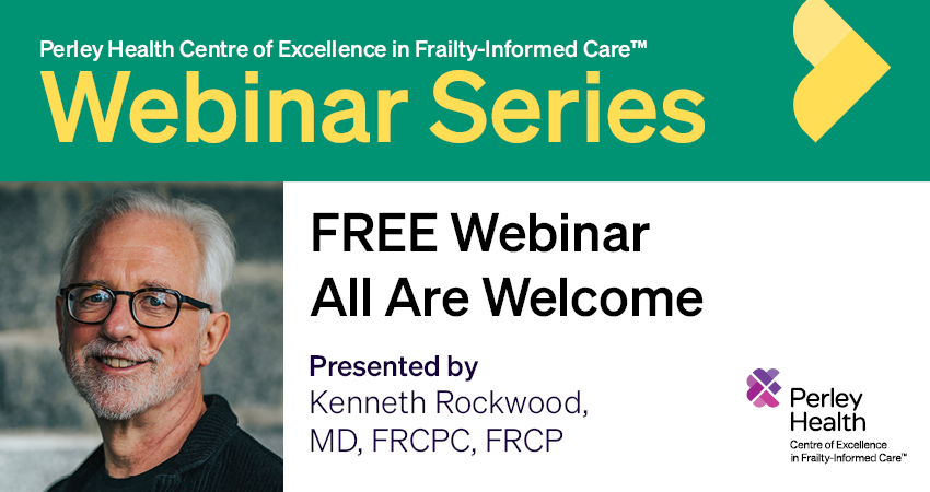 PerleyHealth's tweet photo. 1/7 Join us October 27th for a free webinar to learn about the latest in Frailty-Informed Care research! https://t.co/doSX9iCkEp