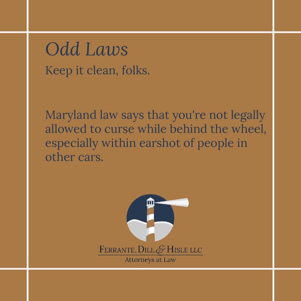 FDHLaw's tweet photo. 🙊 We're probably all a little guilty of this one...

#oddlaw #marylandoddlaw #marylandlaw
#calvertcountymd #lawyer #attorney #marylandlawyers https://t.co/OM0Sc5FR3F