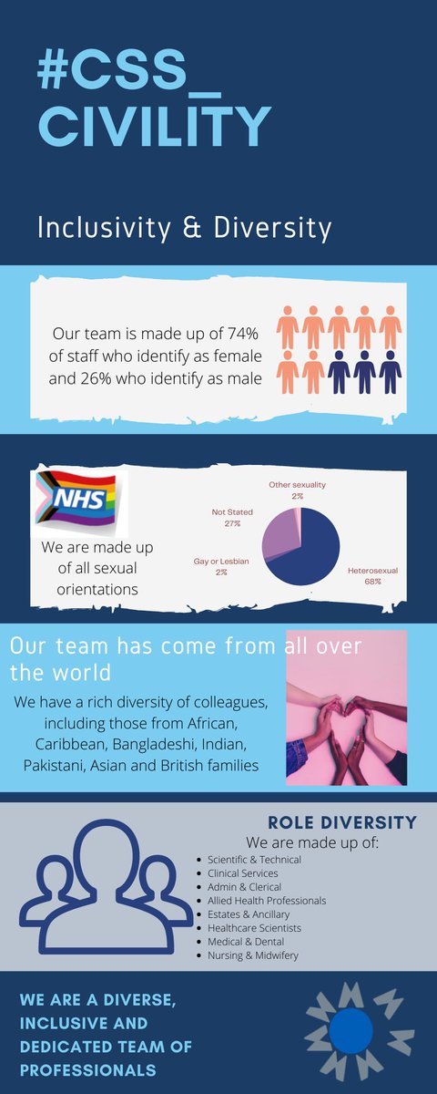 MFT_CSS's tweet photo. CSS is made up of a team of professionals from all over the World!Each bringing their experience, talent and personality to their role. As part of #css_civility we celebrate our diversity and our similarities which bring us all together! https://t.co/oYf5NxzrFE