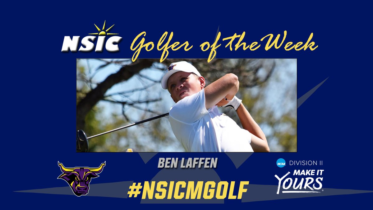 #NSICMGolf Release No. 6 
#NSICPOW
Ben Laffen - Minnesota State

Full Release at: 
northernsun.org/news/2021/10/2…