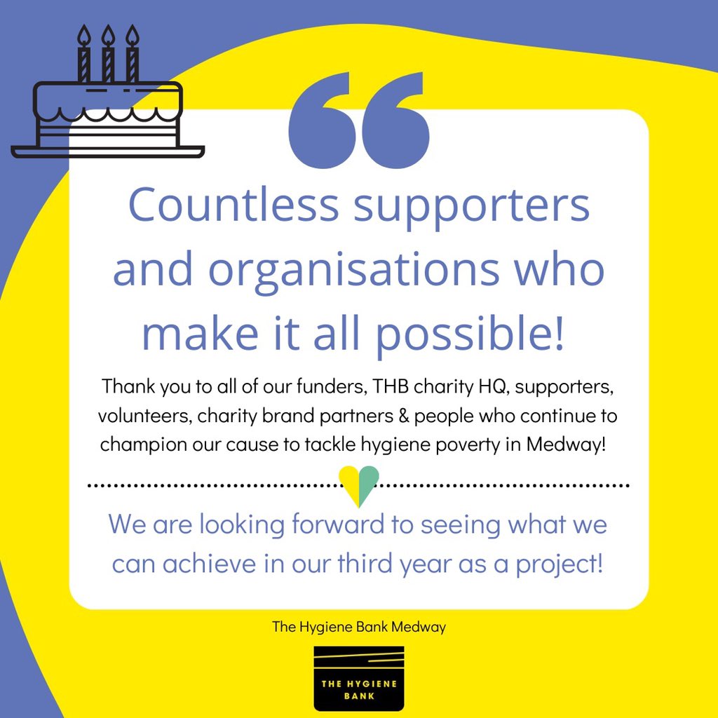 THBMedway's tweet image. #GiveLocalHelpLocal #Thankyou #TheHygieneBank #HygienePoverty #MakeADifference #community #Kindness #medwaytowns #KentCharity 
#HygieneBankHeroes #SpreadKindness #Medway #THBMedway