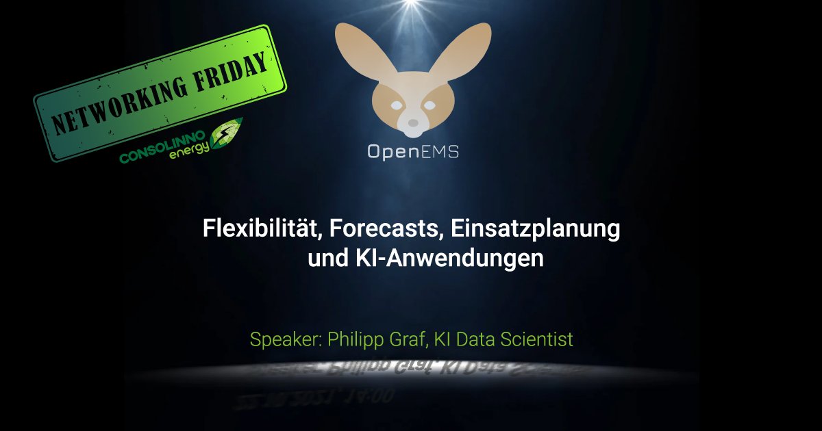 consolinno's tweet photo. Diesen Freitag ist es wieder soweit: #NetworkingFriday von @OpenEMS_EN!
👉 Jetzt noch kostenlos anmelden! ⬇
https://t.co/fscecXJUKo
"#OpenEMS in der Sektorenkopplung von Quartieren", auch von #Consolinno - hier zum Nachschauen:
👉 https://t.co/RPmKMiOoqW https://t.co/xjv9YX95sz