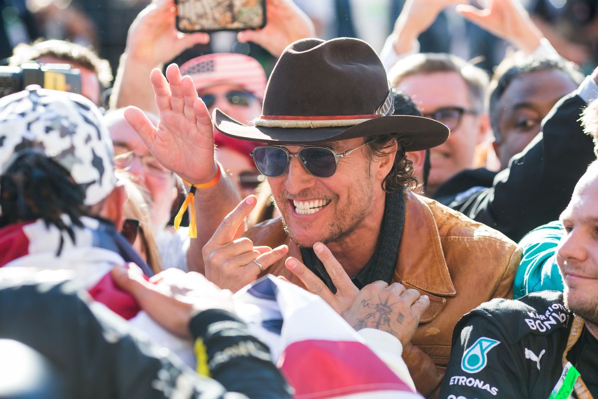 F1's tweet photo. Stars in the Lone Star State 💫

#UGSP 🇺🇸 #F1 https://t.co/o3JXxx9W4h