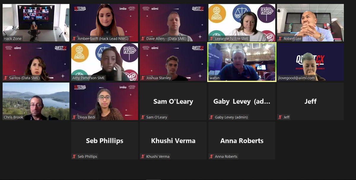 Favourite photos from today... #questcx #InnovationFestival21 <a href="/AiimiLtd/">Aiimi</a> <a href="/NorthumbrianH2O/">Northumbrian Water</a>