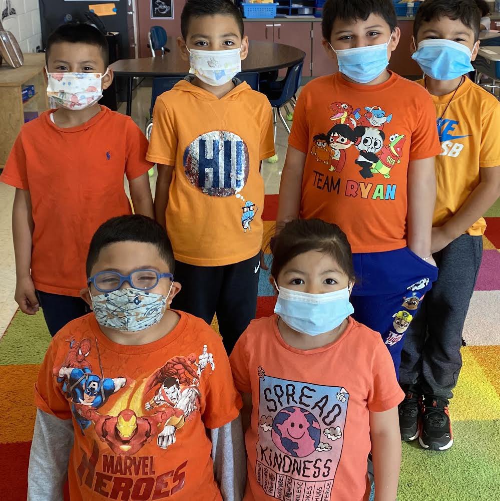 VirginiaCrossEl's tweet image. #CCSunity our kindergarten friends are sporting their orange!