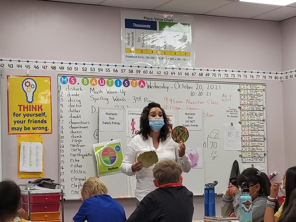 Charlene Trujillo from Nutritional Services sharing some excellent information about great nutrition and exercise with our students! Respect your body and feed it what it needs! #aveallstars #Awesome #grateful