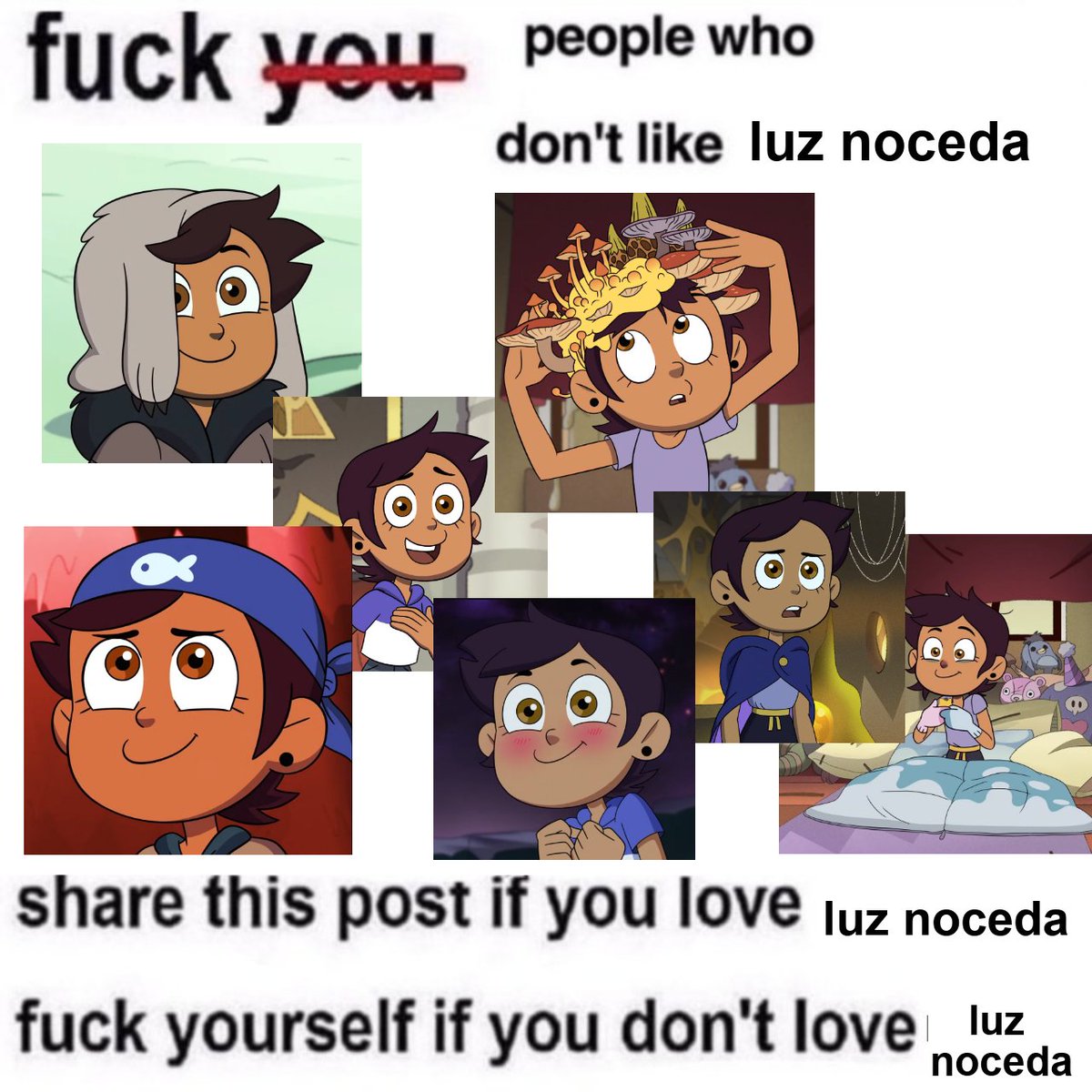 gaydeer1225's tweet photo. the luz slander that's been going on lately won't be accepted https://t.co/PfPwNQvUGR