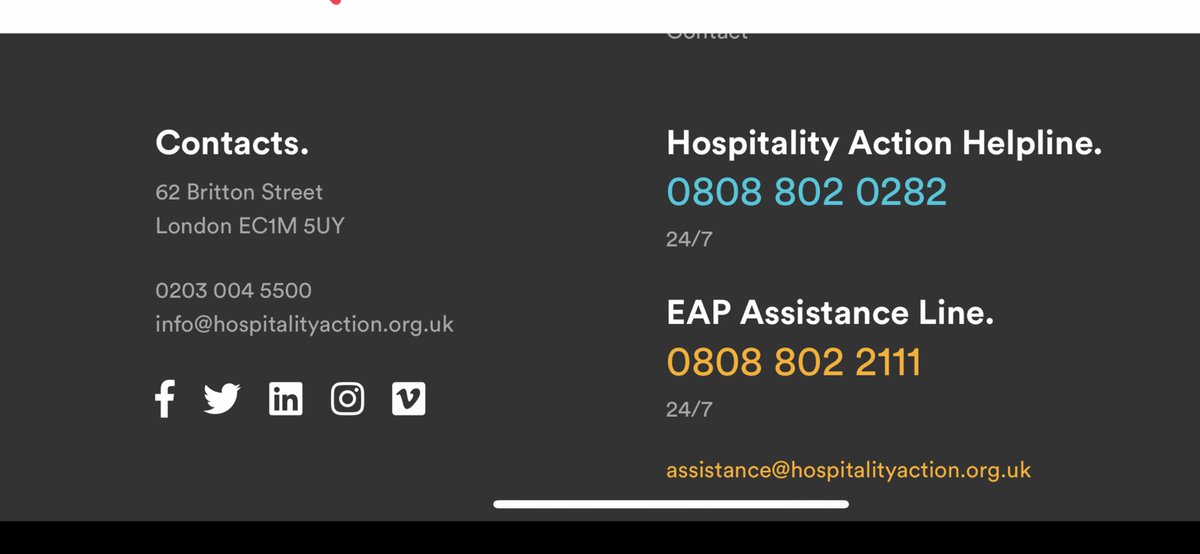 Concerning statistics on mental health one in five adults in the UK has symptoms of anxiety or depression.People in hospitality who may be suffering you’re one call away from help <a href="/HospAction/">Hospitality Action</a> <a href="/Caterertweets/">The Caterer</a> <a href="/UKHofficial/">UKHospitality</a> <a href="/IoH_Online/">Institute of Hospitality</a> <a href="/MasterInnH/">Master Innholders</a> #wevegotyou digitaleditions.telegraph.co.uk/data/761/reade…
