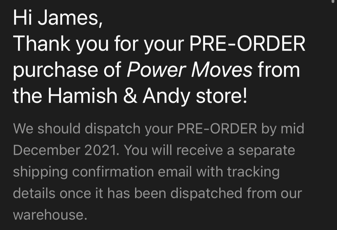 James_Alexander's tweet photo. Finally - invincibility soon to be achieved. Also looking forward to the impeccable packaging.
What. A. Day. @andytomlee @hamishblake @hamishandandy @PodBoard100 #podboard100 #powermoves2 https://t.co/Lv8E7euOGD