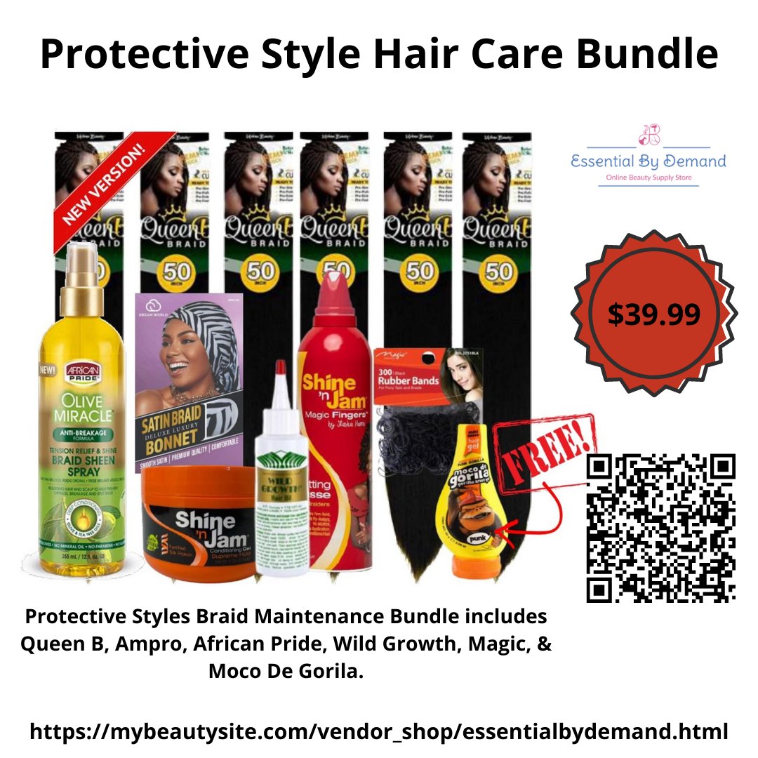 NikkiBr25367611's tweet photo. Head &amp; Shoulders Royal Oils, Wild Growth Hair Oil, Mielle Organics &amp; Protective Style Hair Care Bundle 

https://t.co/1OuIc4xbVq 

https://t.co/LpGYwkLsdF 

https://t.co/O1d7uLKu7p 

https://t.co/GnfmhQ8gAf 

#blackownedbusiness #touchdown #haircare #selfcare #naturalhaircare https://t.co/FG4Wo1ID3E