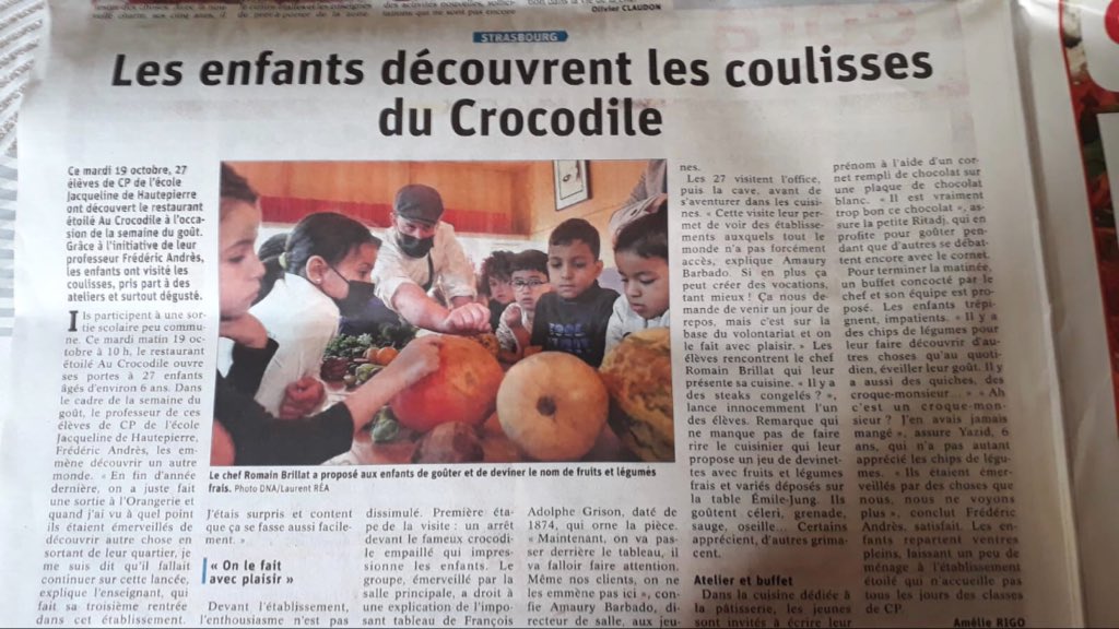 SteblerO's tweet photo. Pour la semaine du goût, une expérience exceptionnelle!!@acstrasbourg https://t.co/2jIQDCfN8A