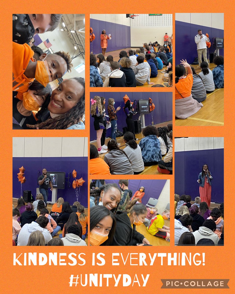 What a Privilege to share & experience some #middiemagic  with our 6th graders today!
What do you want to be known for?
BE STRONG. BE KIND. BE AMAZING. #unityday #middierising #speaklove