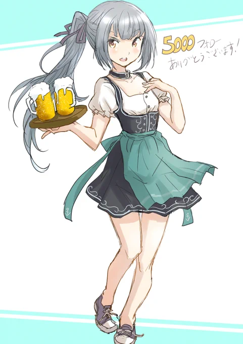 気づけばフォロワーさんが5000人超えていたので霞ちゃんにお礼用コスプレお願いしました。
いつもいいねやフォローありがとうございます。
レーべちゃんの服を拝借して霞ちゃんっぽいカラーにしてみました。
文字なし版はpixivの方に置いておきますね。
https://t.co/zyvRHGJnyv 