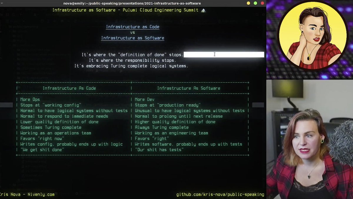 _ediri's tweet image. IaC vs IaS by @krisnova #CloudEngineeringSummit