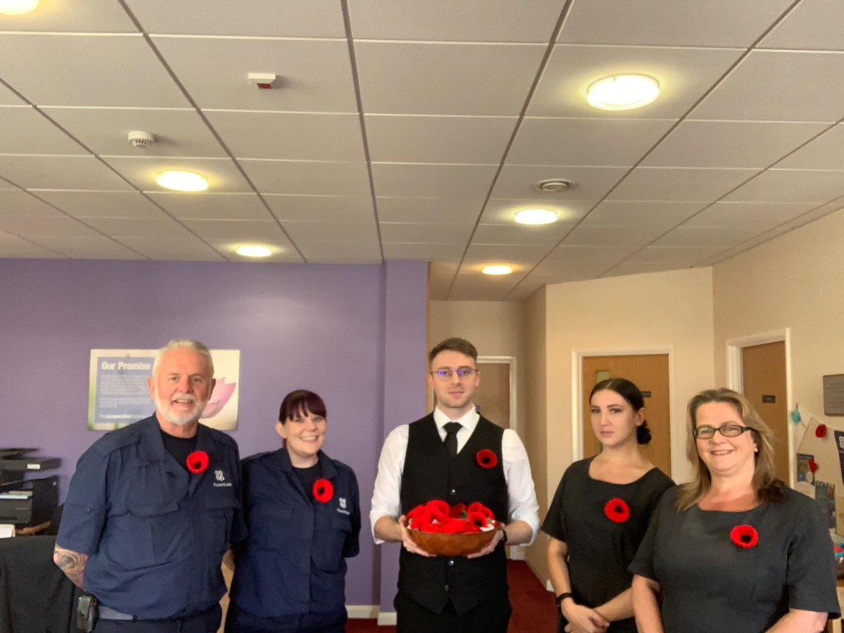 Shrewsbury Co-op Funeralcare are raising money for The Royal British Legion by knitting Poppies. We are so grateful to our family and friends for helping in making them. <a href="/InfoSouthall/">Grasshopper Lawns and Hedges</a> <a href="/SamHartland4/">Samantha Hartland</a> <a href="/CoopFuneralcare/">Co-op Funeralcare</a> <a href="/celebrant_steve/">Steve Game-Blackmoor of Last Rites Ltd.</a> @royalbritishlegion
