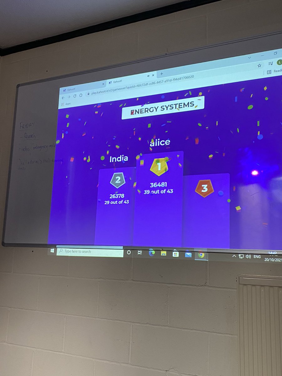 SGA_Sport's tweet photo. Intense Kahoot this afternoon in our Upper Sixth A-Level PE lesson. Who knew energy systems could be so much fun? #SGAcapable @SGA_Academic https://t.co/ew8VDuxfcW