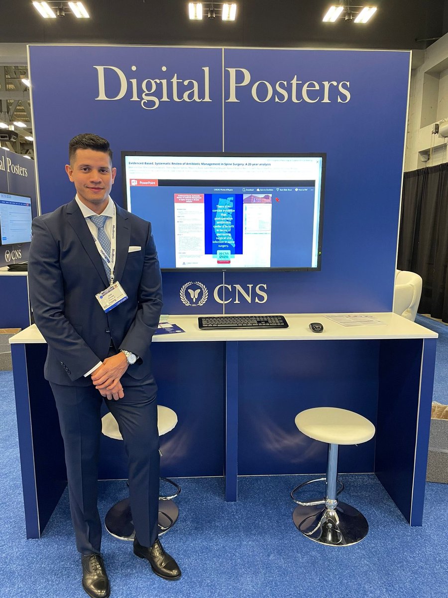 JoseOrendayMD's tweet photo. Thankful with @CNS_Update for letting our posters from the @uarizona @uazmedphx Neurosurgery research team, to be displayed at the #cnsannualmeeting2021. Great experience as a new member of the CNS. https://t.co/VmDqF6L6fu