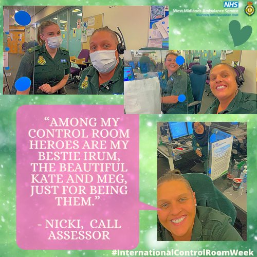 OFFICIALWMAS's tweet photo. Call assessor Nicki couldnβt pick just one colleague as her #ControlRoomHero but hey, the more the merrier! πβοΈ
#InternationalControlRoomWeek https://t.co/iJwmaIMQgg