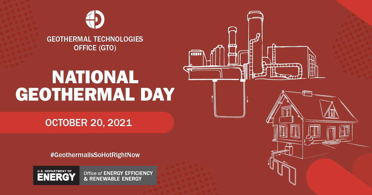 LWEBoyd's tweet photo. It’s National #Geothermal Day! Woohoo!

Celebrate and….
- Watch exclusive tour of @BerkeleyLabs Rock Tour at 2 p.m. ET https://t.co/JTEJvy7ZXU
- Sign up to receive our monthly newsletter https://t.co/RK8pqo4Yug https://t.co/wdLFiA7Ets