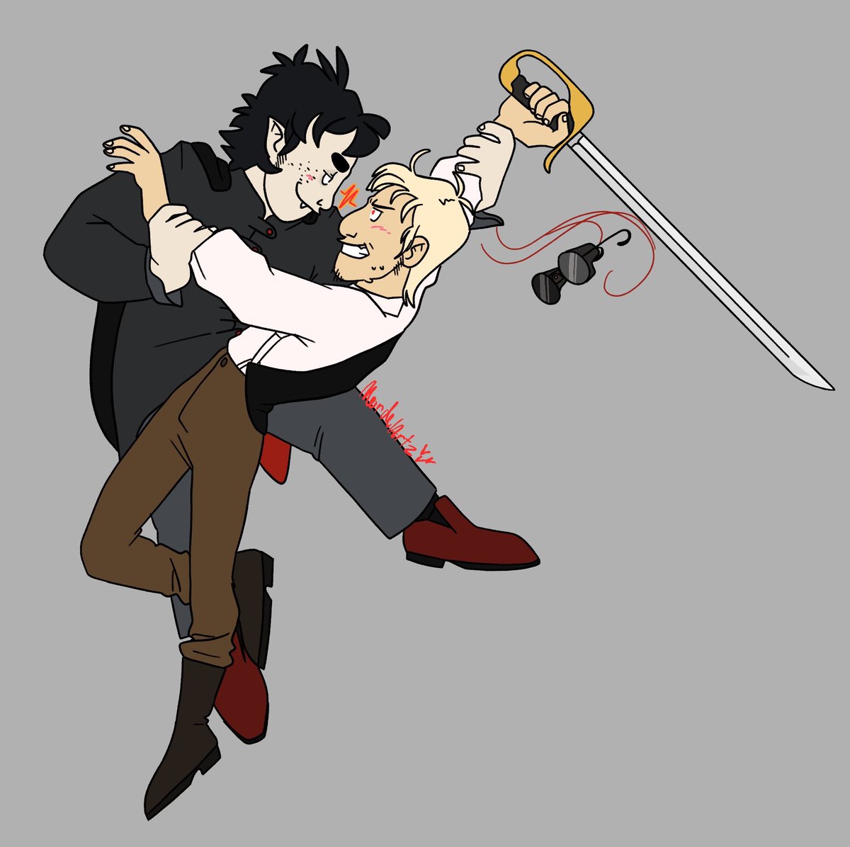 MoxArts's tweet photo. Some vampire karkat for y’all #homestuck #davekat #spookymonth #fanart #art #halloween2021 https://t.co/Y5UUIALxg2