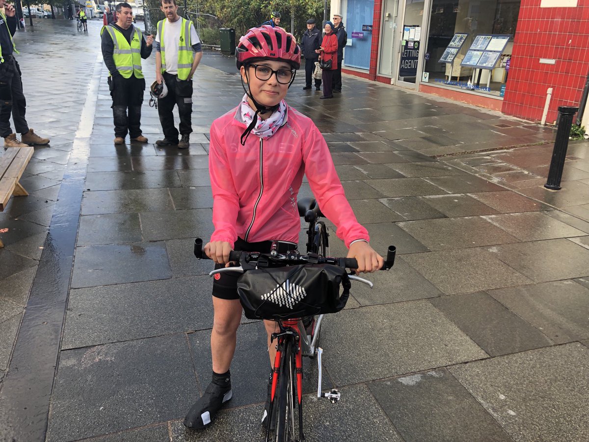 johnhendersontv's tweet photo. Cycling from South Devon to Glasgow for the climate conference: a mere 570 miles but this 16 year old is up for the challenge. See my report at 18.30 on ⁦@BBCSpotlight⁩ #ride2COP26 https://t.co/V7QniiFu2c