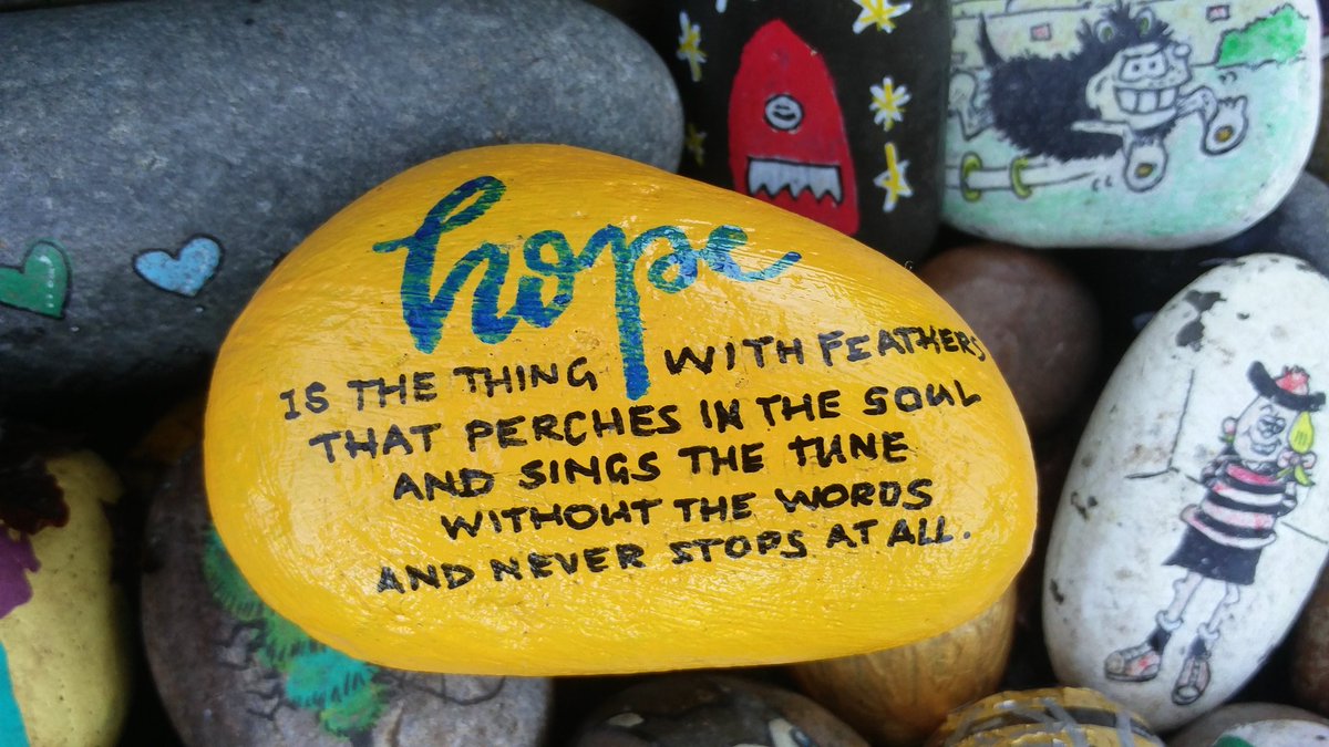 mummalarky's tweet photo. Rock drop courtesy of Ben's mate @therealmrsjo π
#Hope #BensTree #RockDrop https://t.co/vqOOHkBIk0