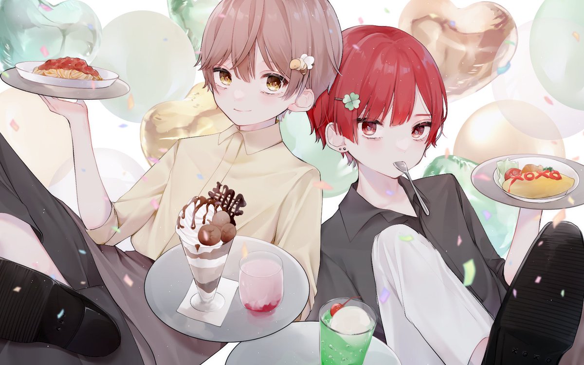 スイーツパラダイスコラボ 公式 Rt Miko Suuuuu この度 芝刈り機〆 危 れんにき Sweets Paradise コラボカフェのイラストのお手伝いをさせて頂きました グッズもメニューも可愛くて素敵なものばかりなので ぜひ足を運んでみてください
