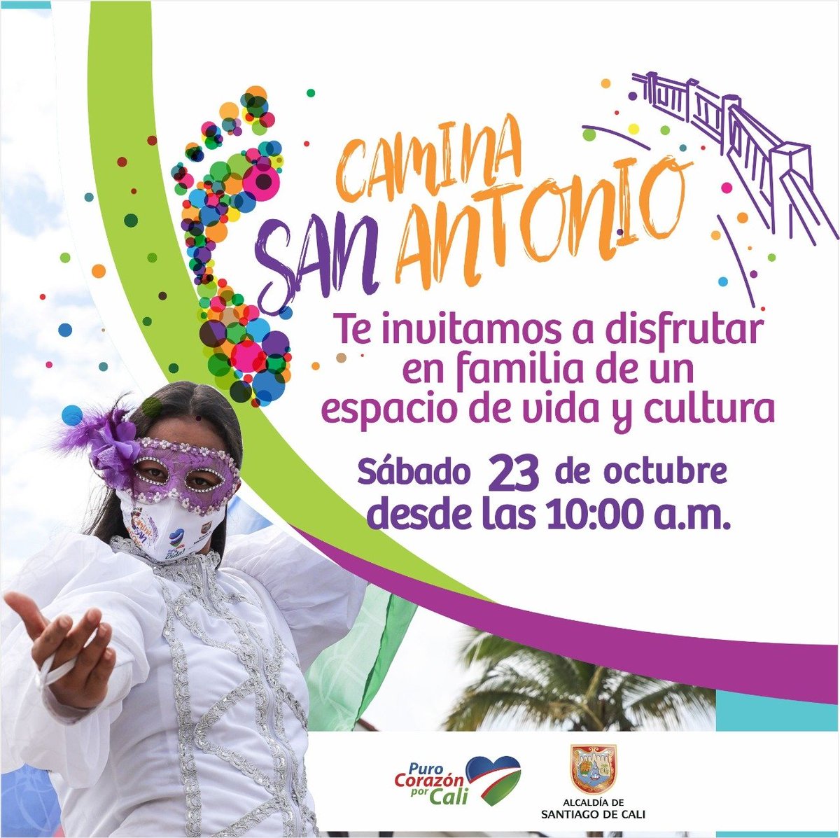 DAPDCali's tweet photo. ¡Prográmate con Camina San Antonio! 

📍El próximo sábado 23 de octubre, se vivirá por segunda ocasión este gran evento, con el fin reivindicar al peatón en nuestro emblemático barrio caleño.
📢Quédate conectado para más información.
#TeQueremosCali https://t.co/NCJIoaibkE