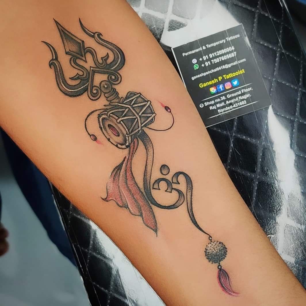 Sandy TattOos    Vishnu chakra Lotus and shankh  tattoo from a while  ago at skullz Tattooz thanks for looking Call or DM at 9533220311 to book  an appointment with