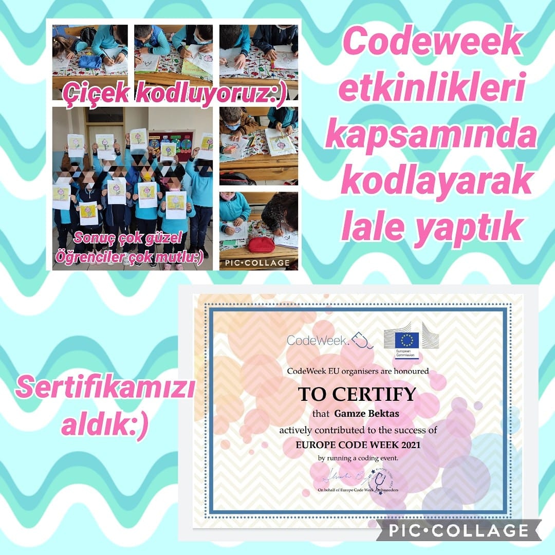 2-A Sınıf öğretmenimiz Gamze hocam ve öğrencilerinin kodlayarak Lale yapımı.Tebrikler👏👏👏
<a href="/mehmetalikatip1/">Mehmet Ali KATİPOĞLU 🇹🇷</a> 
@YUKSELAYDINTS 
<a href="/CevdetErturkmen/">Cevdet Ertürkmen</a> 
<a href="/osmancakir60/">OsmanÇAKIR</a> 
<a href="/MOgretmen55/">MURAT ÖĞRETMEN55</a>