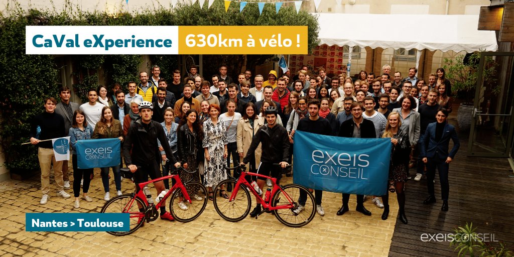 exeisconseil's tweet photo. THREAD | De #Nantes jusqu’à #Toulouse à vélo en 4 jours ! 🚴
 
Retour sur la CaVal eXperience, un parcours de 630km à vélo réalisé par Camille et Valentin, deux de nos collaborateurs.
 
(Suite ⬇️) https://t.co/3X1waHP6T7