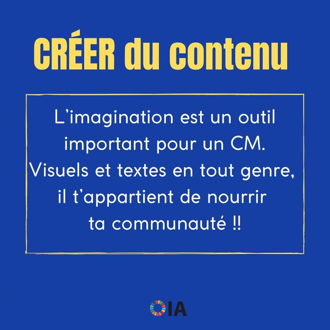 OIAGroup's tweet photo. Les 3 principales activités du Community Manager ⬇️:
Visitez notre site 🌐pour plus d’information ou pour vous inscrire à notre prochaine formation👉 : https://t.co/KxJw7WVfil .

#OIAGroup #Formation
#CommunicationManager
#DynamisezVotreCapitalHumain https://t.co/MzGhfUfJX0