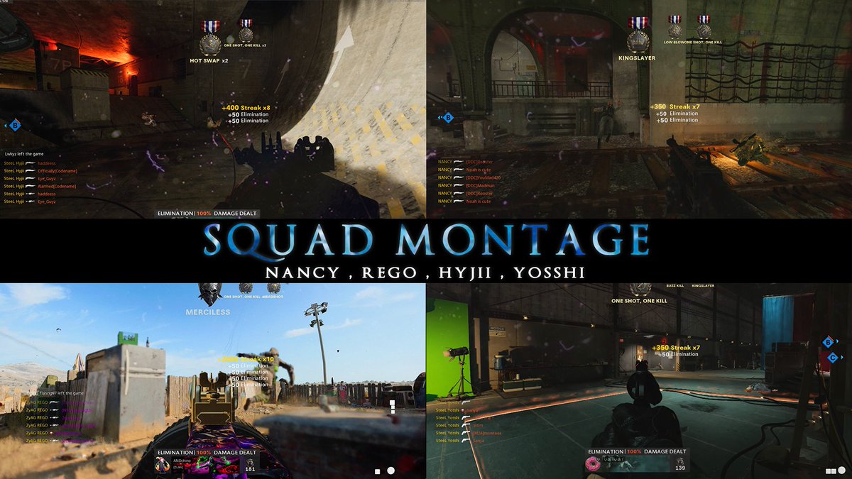 Squad Hardcore Montage - BOCW (Respect Crakrz) youtu.be/qIcscUv9b_g <a href="/YouTube/">YouTube</a>より 

本当に大変でした。ですが最高に楽しかったです！
挟まれてない6onのみで作成しました。挑戦者求む。

ZyAG REGO 
<a href="/ZyAG_REGO/">𝚉𝚢𝙰𝙶 𝚁𝙴𝙶𝙾</a>

SteeL Hyjii 
<a href="/Hyjii_H/">Hyjii</a>

SteeL Yosshi 
<a href="/Yosshi_qq/">よっしー。</a> 

RT
RT
RT