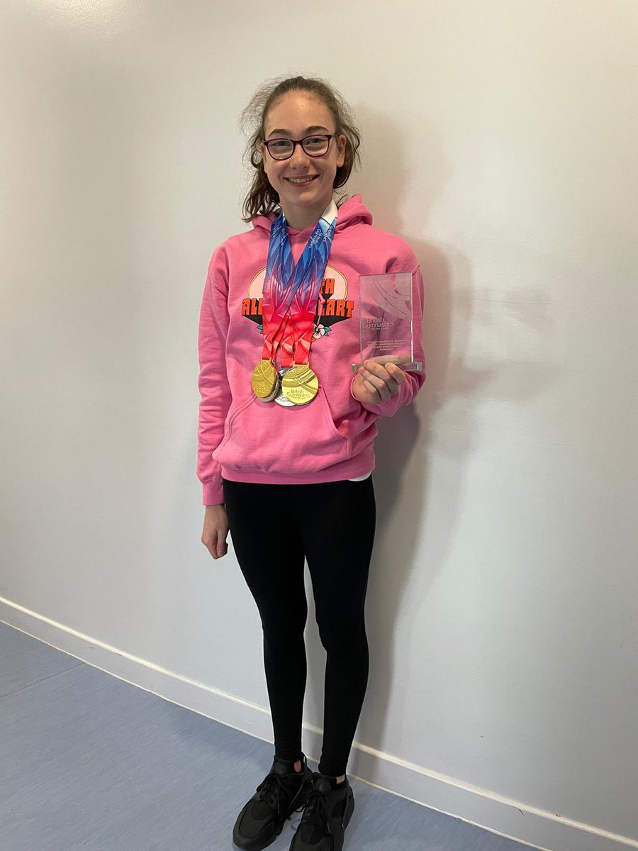 CedarbankSchool's tweet photo. We are so proud of this S5 pupil who competed in the Senior Open Class Women’s British Disability competition. She won 2 Gold medals, 3 Silver medals and the overall trophy. Fantastic!!!!! @LoveWestLothian @ActiveWL https://t.co/rz6GstRaB7