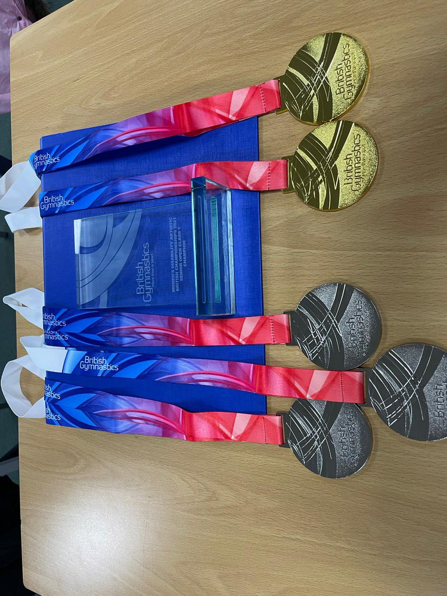 CedarbankSchool's tweet photo. We are so proud of this S5 pupil who competed in the Senior Open Class Women’s British Disability competition. She won 2 Gold medals, 3 Silver medals and the overall trophy. Fantastic!!!!! @LoveWestLothian @ActiveWL https://t.co/rz6GstRaB7