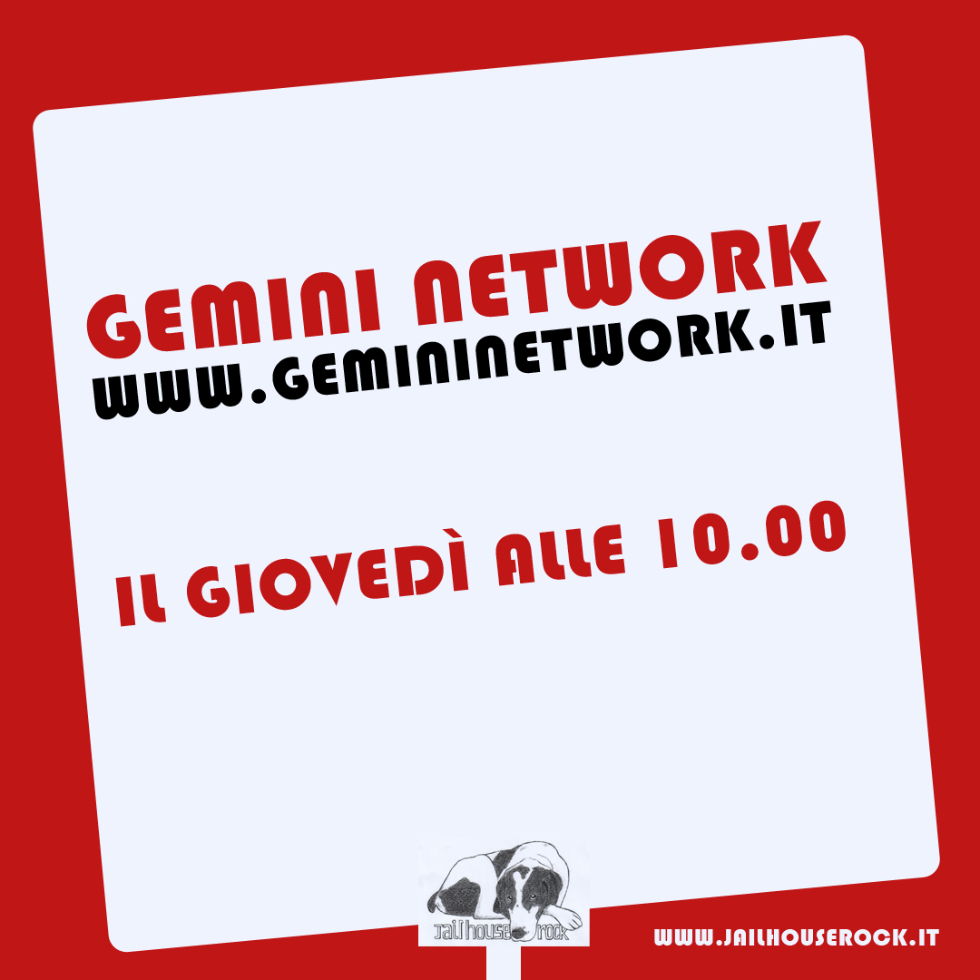 RadioJailhouse's tweet photo. Anche #GeminiNetwork si unisce alle radio che trasmettono settimanalmente la nostra trasmissione: https://t.co/4RTOhOenxN
Gemini è una rete di radio indipendenti di vario tipo e provenienza geografica.
Un intreccio di storie e biografie di cui siamo felici di essere parte https://t.co/wjMXTIKUc0